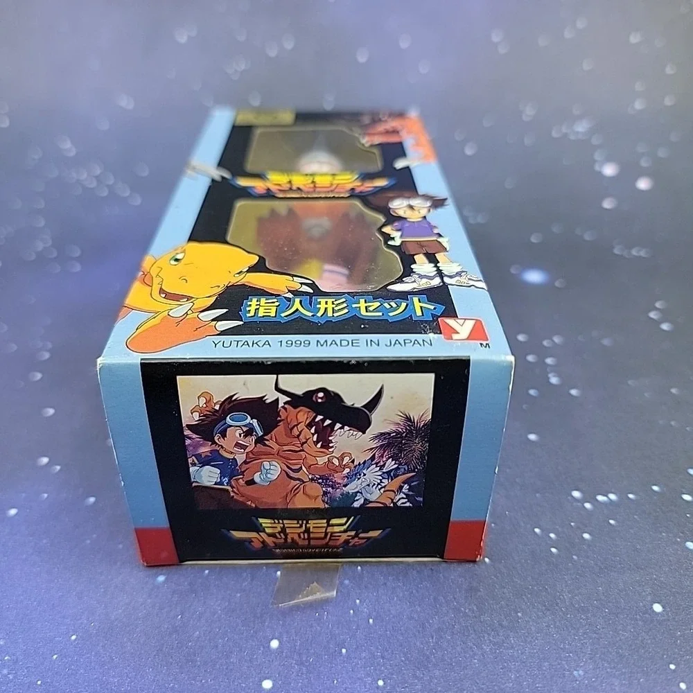 Yutaka Digimon 1999 Finger Puppet Toy Set - MetalGreymon & Biyomon JAPANESE #3